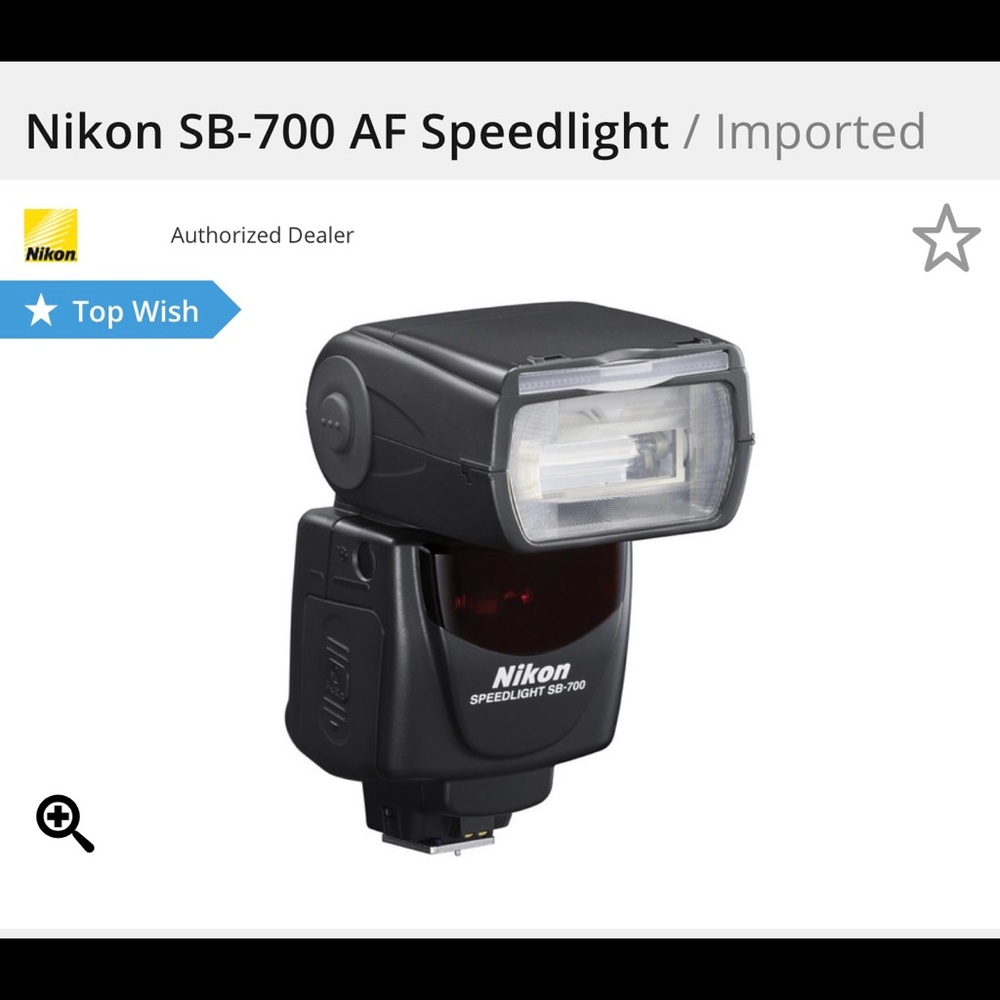 Nikon Speedlight SB-700
